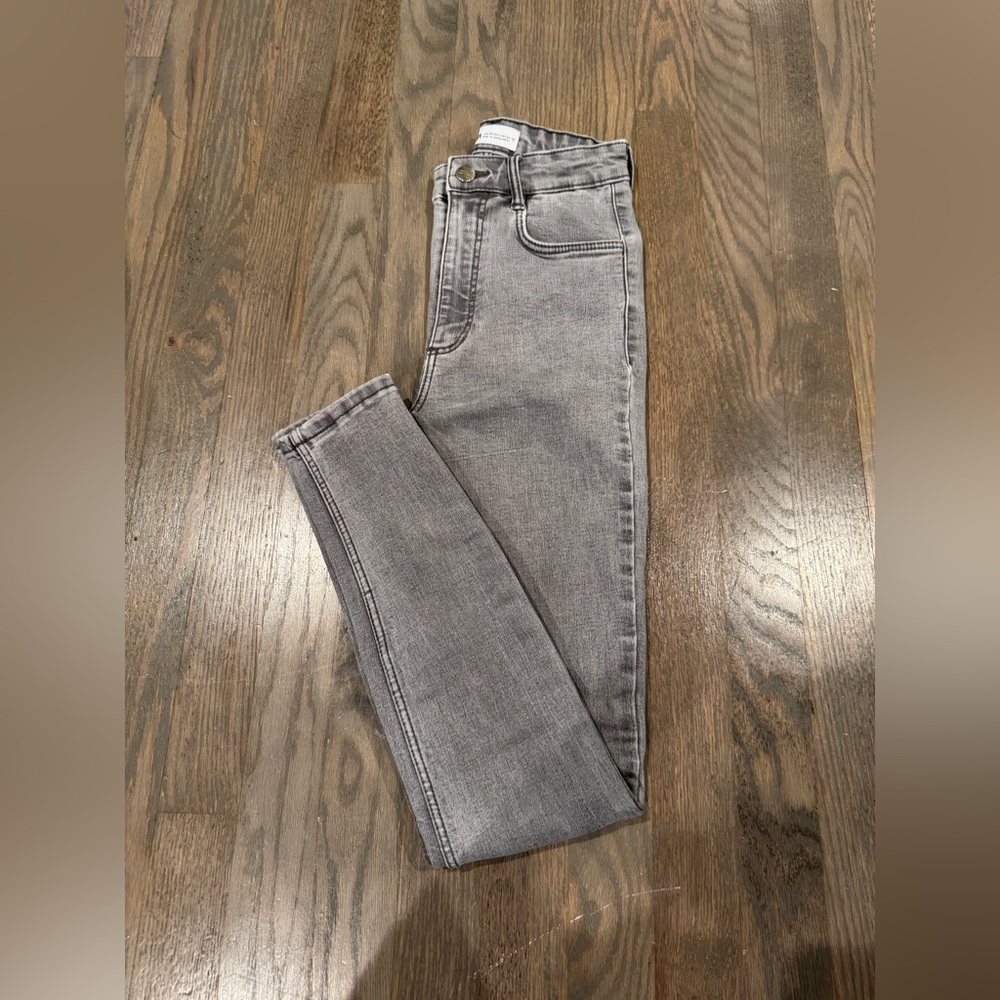 Zara Gray Skinny Jeans for Women